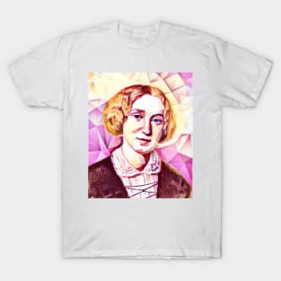 George Eliot Pink Portrait | George Eliot Artwork 12 T-Shirt